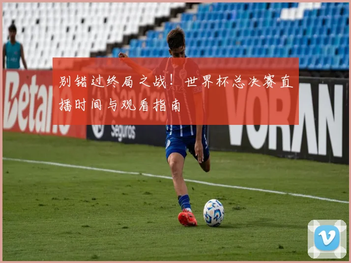 别错过终局之战！世界杯总决赛直播时间与观看指南